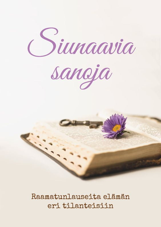 Valokuva kirjasta  Siunaavia sanoja, kuuluu tuoteryhmään Uskonto raamatut.