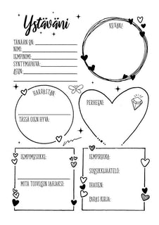 Rakkaat ystäväni -ystäväkirja