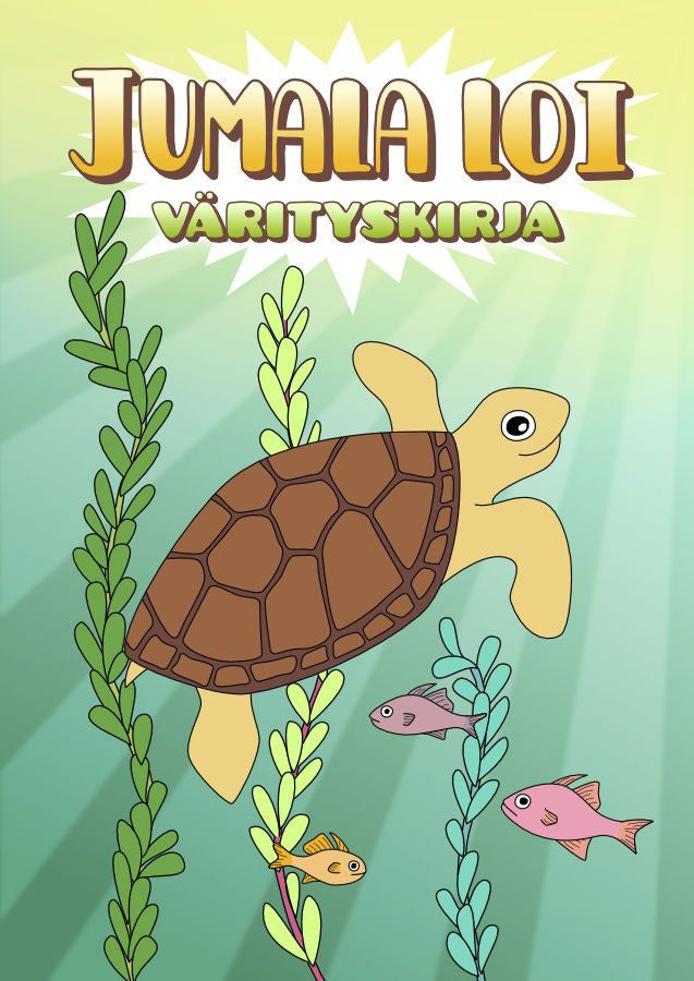 Valokuva kirjasta  Jumala loi, kuuluu tuoteryhmään Väritys-puuhakirjat.