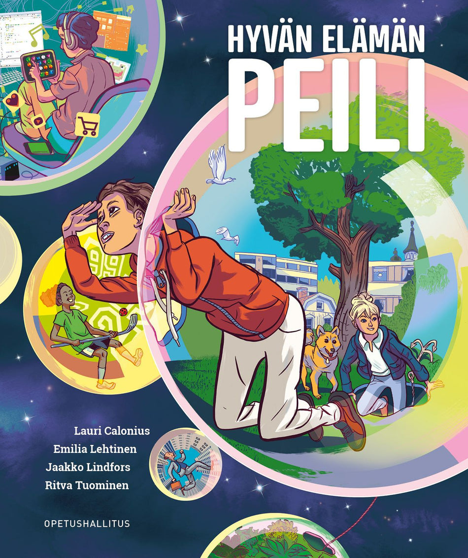 Valokuva kirjasta Lauri Calonius / Emilia Lehtinen / Jaakko Lindfors / Ritva Tuominen Hyvän elämän peili, kuuluu tuoteryhmään P-kirjat.