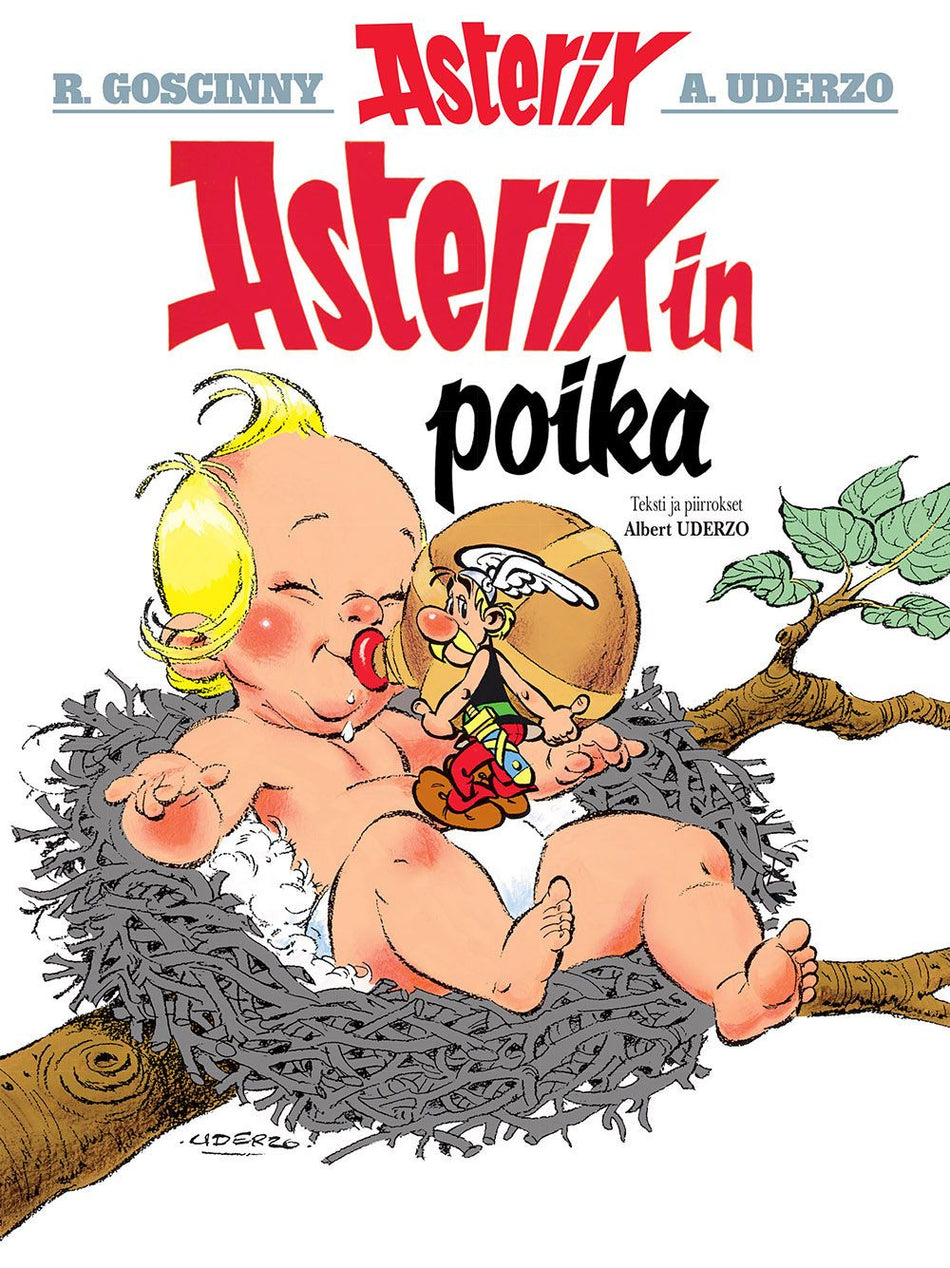 Valokuva kirjasta René Goscinny Asterix 27: Asterixin poika, kuuluu tuoteryhmään Sarjakuvat.