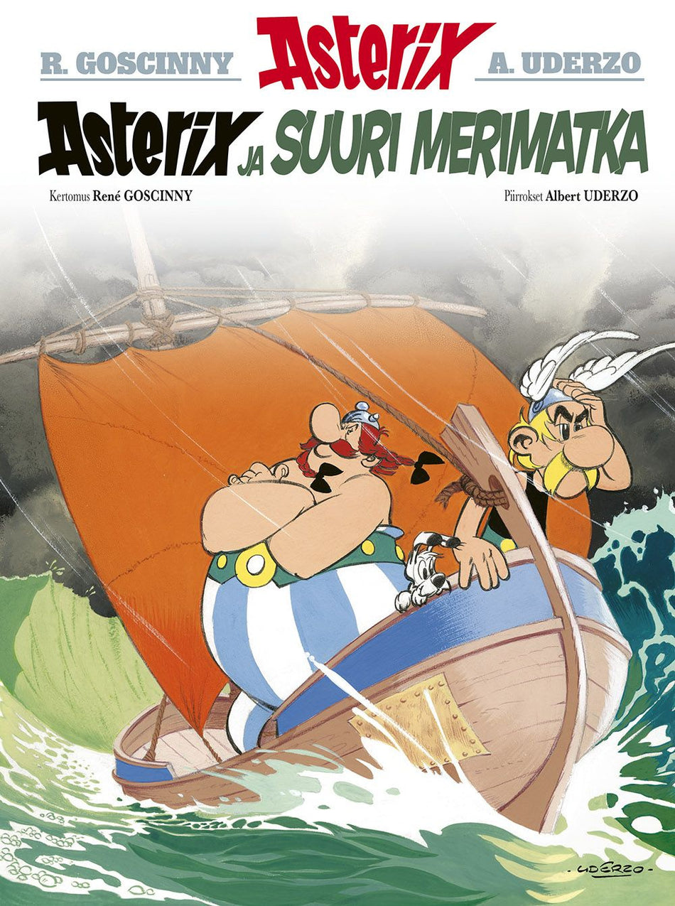 Valokuva kirjasta René Goscinny Asterix 22: Asterix ja suuri merimatka, kuuluu tuoteryhmään Sarjakuvat.