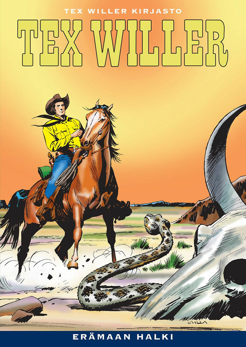 Valokuva kirjasta Gianluigi Bonelli / J.L. Nyman Tex Willer Kirjasto 31: Erämaan halki, kuuluu tuoteryhmään Sarjakuvat.