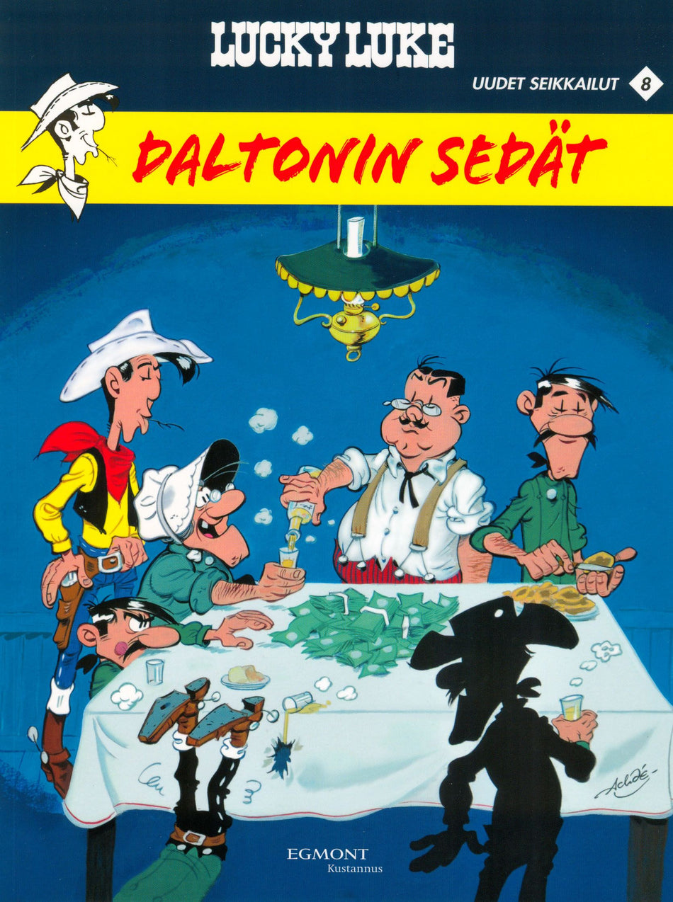 Valokuva kirjasta Laurent Gerra / Jacques Pessis Lucky Luke uudet seikkailut 8: Daltonin sedät, kuuluu tuoteryhmään Sarjakuvat.