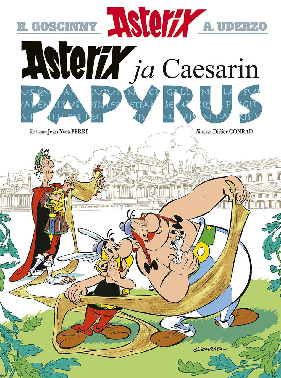 Valokuva kirjasta Jean-Yves Ferri Asterix 36: Asterix ja Caesarin papyrus, kuuluu tuoteryhmään Sarjakuvat.