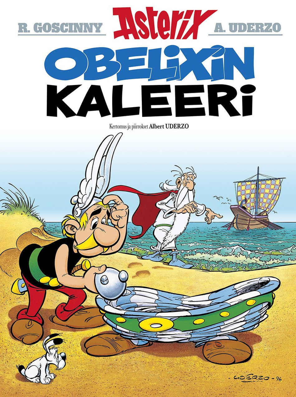 Valokuva kirjasta Albert Uderzo Asterix 30: Obelixin kaleeri, kuuluu tuoteryhmään Sarjakuvat.
