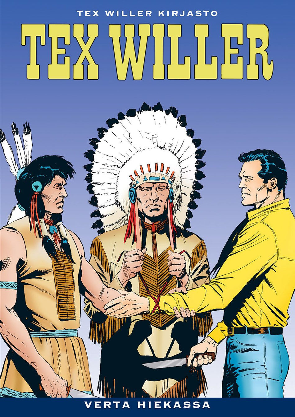 Valokuva kirjasta Gianluigi Bonelli Tex Willer Kirjasto 33: Verta hiekassa, kuuluu tuoteryhmään Sarjakuvat.