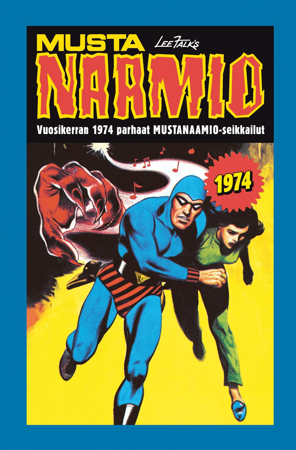 Valokuva kirjasta Falk Lee Mustanaamio 1974, kuuluu tuoteryhmään Sarjakuvat.