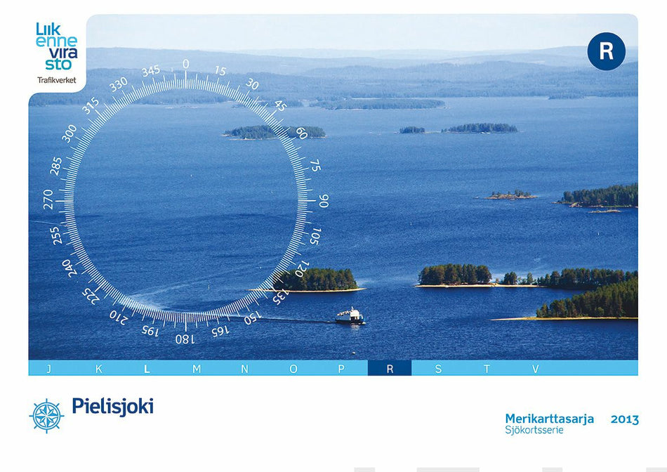 Valokuva kirjasta  Merikarttasarja R Joensuu - Nurmes, kuuluu tuoteryhmään Meri- rannikkokartat.