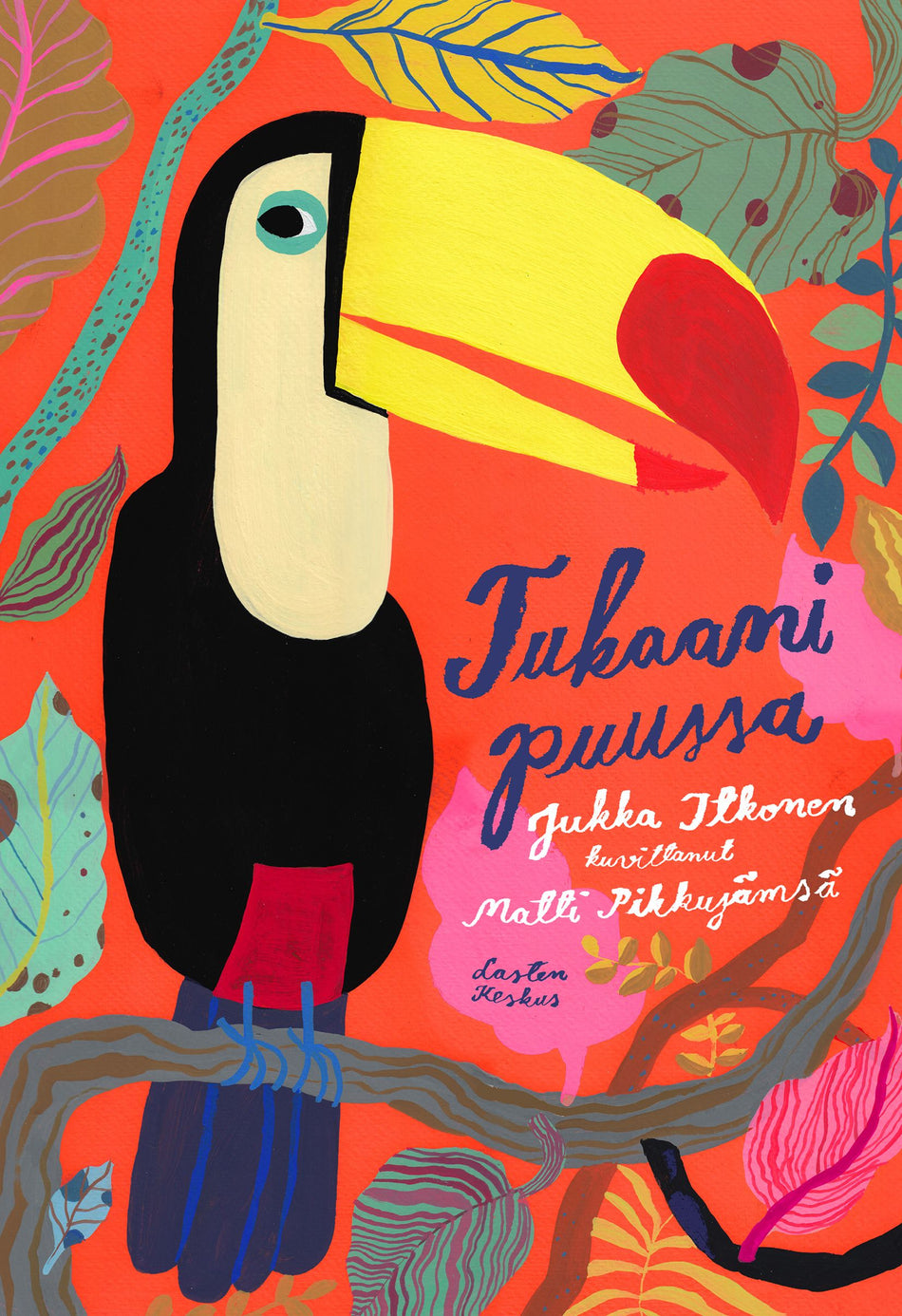 Valokuva kirjasta Jukka Itkonen Tukaani puussa, kuuluu tuoteryhmään Lasten romaanit lorut ja runot.