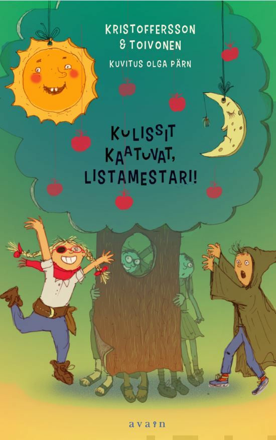 Valokuva kirjasta Tiina Kristoffersson / Vesa-Matti Toivonen Kulissit kaatuvat, Listamestari!, kuuluu tuoteryhmään Lasten romaanit lorut ja runot.