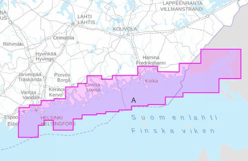 Merikarttasarja A Viipuri-Helsinki 1:50 000