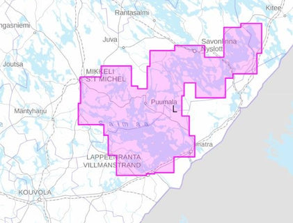 Merikarttasarja L Lappeenranta - Savonlinna, Villmanstrand - Nyslott
