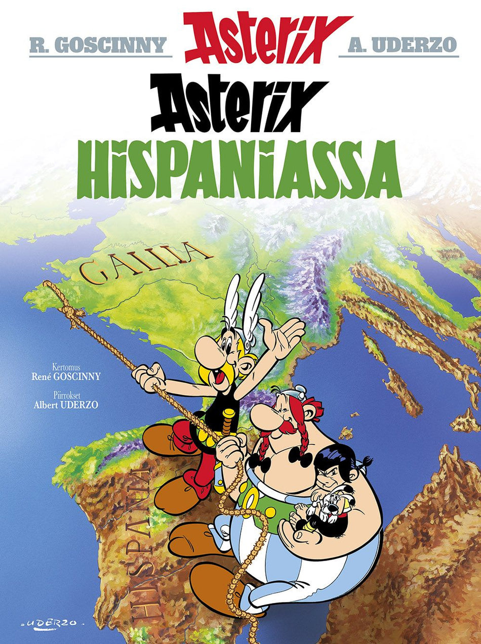 Valokuva kirjasta Rene Goscinny Asterix 14: Asterix Hispaniassa, kuuluu tuoteryhmään Sarjakuvat.