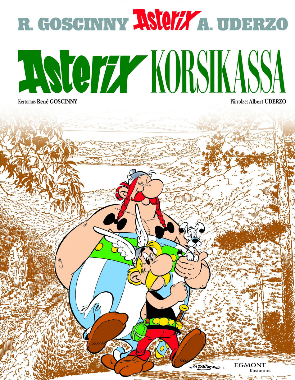 Valokuva kirjasta René Goscinny Asterix 20: Asterix Korsikassa, kuuluu tuoteryhmään Sarjakuvat.