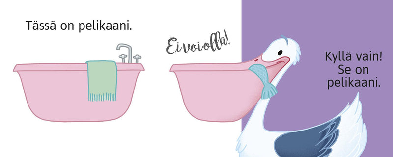 Tässä on pelikaani