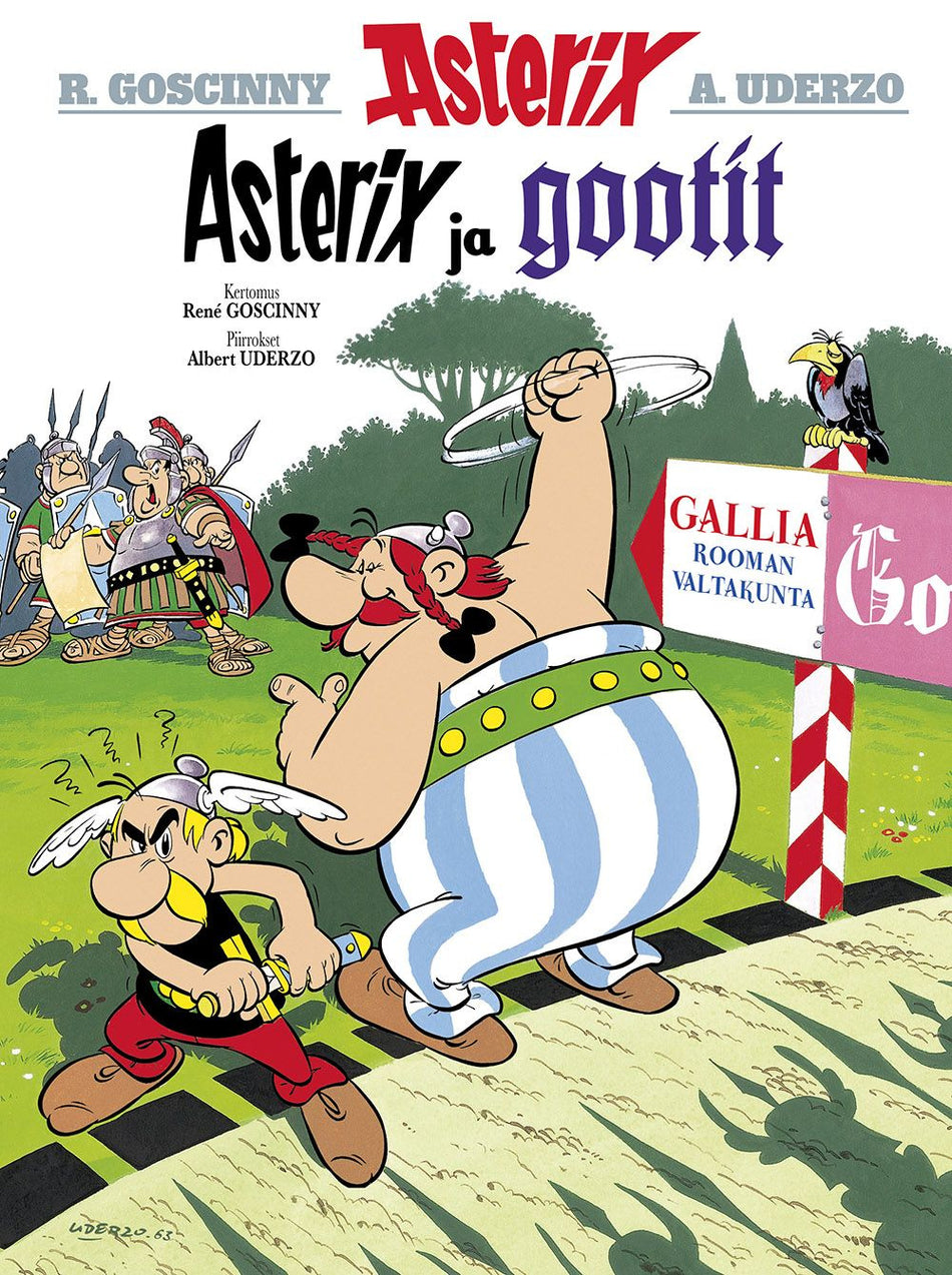 Valokuva kirjasta René Goscinny Asterix 3: Asterix ja gootit, kuuluu tuoteryhmään Sarjakuvat.