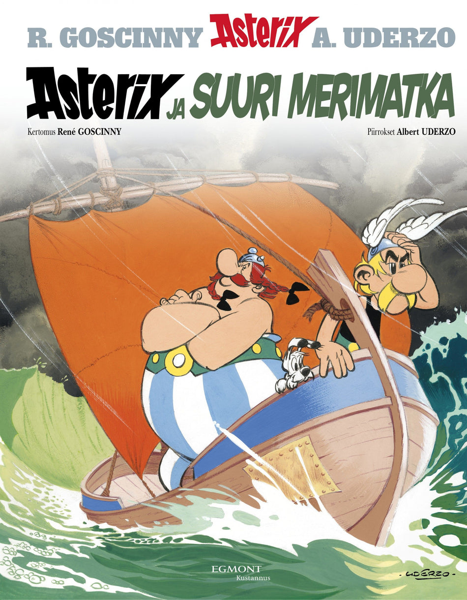 Valokuva kirjasta René Goscinny Asterix 22: Asterix ja suuri merimatka, kuuluu tuoteryhmään Sarjakuvat.