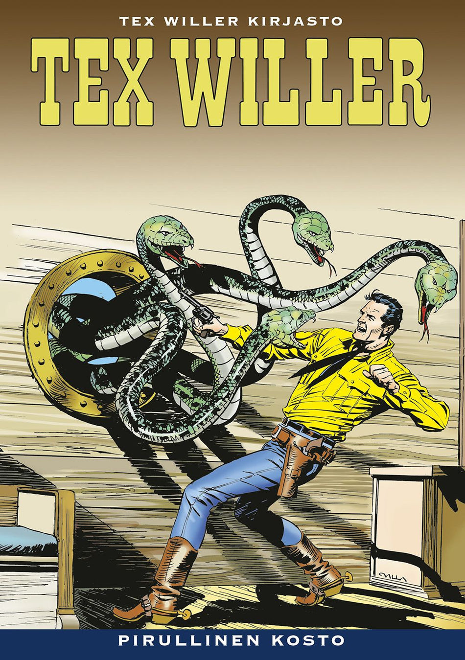 Valokuva kirjasta Gianluigi Bonelli Tex Willer Kirjasto 56: Pirullinen kosto, kuuluu tuoteryhmään Sarjakuvat.