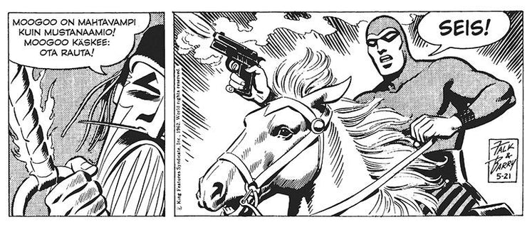 Mustanaamio - Legenda