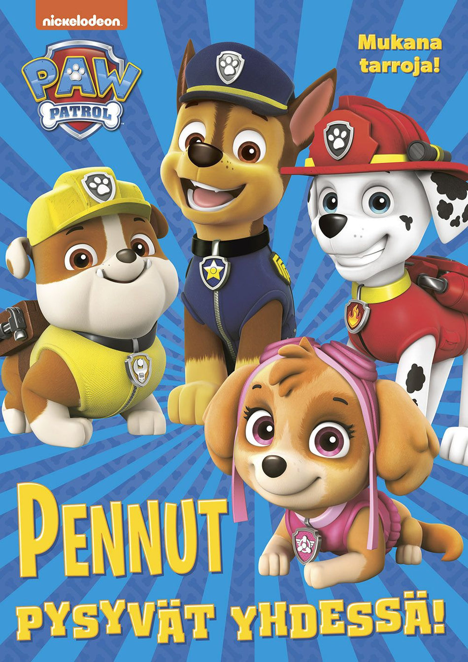 Valokuva kirjasta  Ryhmä Hau - Paw Patrol Pennut pysyvät yhdessä, kuuluu tuoteryhmään Väritys-puuhakirjat.
