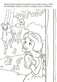 Disney Prinsessat Iso värityskirja