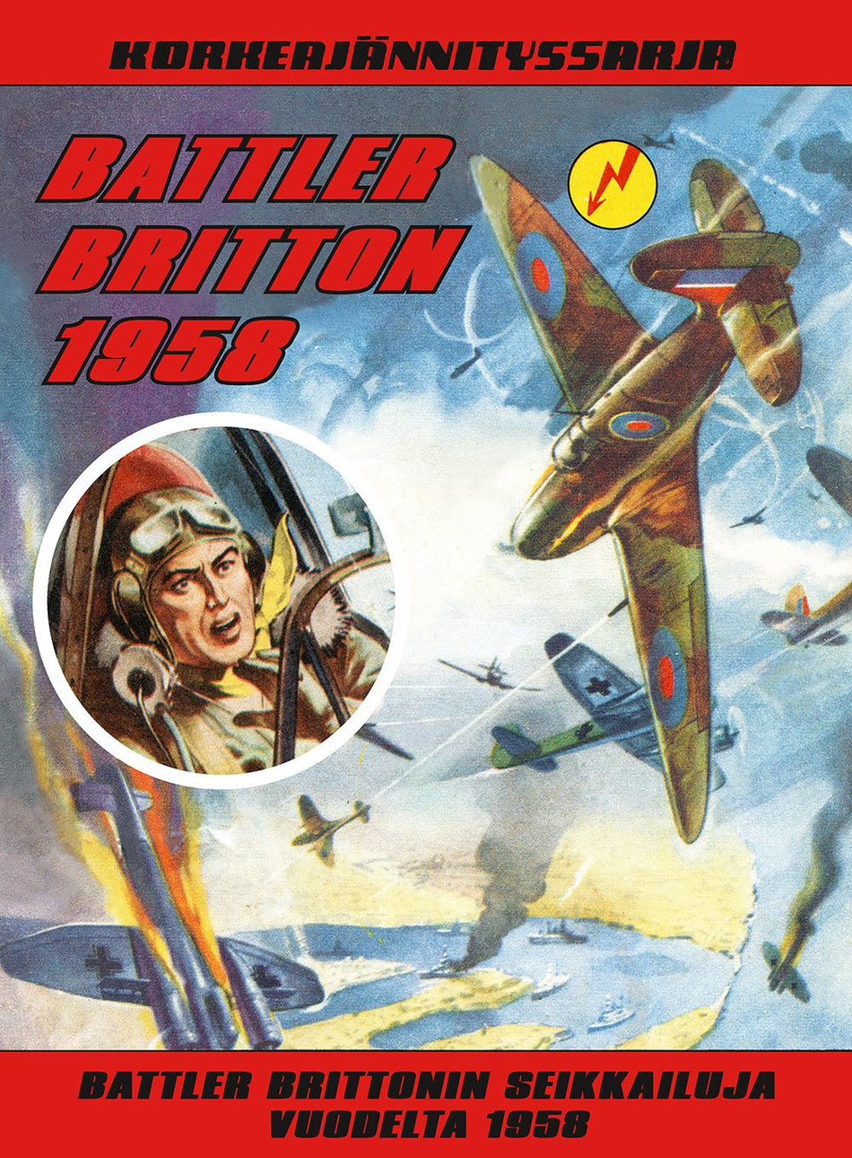 Valokuva kirjasta  Korkeajännityssarja - Battler Britton 1958, kuuluu tuoteryhmään Sarjakuvat.