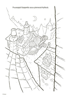 Disney Klassikot Pinokkio värityskirja