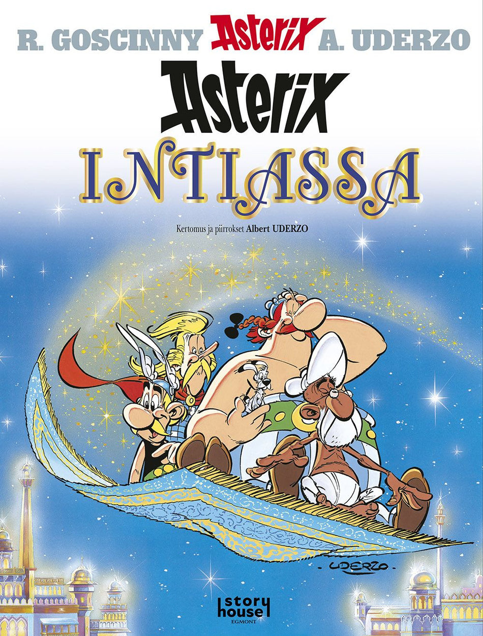 Valokuva kirjasta René Goscinny Asterix 28: Asterix Intiassa, kuuluu tuoteryhmään Sarjakuvat.