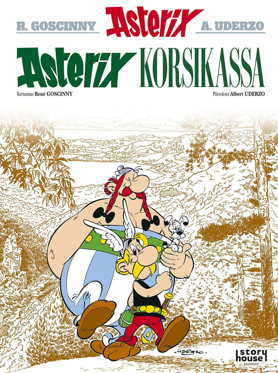 Valokuva kirjasta René Goscinny Asterix 20: Asterix Korsikassa, kuuluu tuoteryhmään Sarjakuvat.