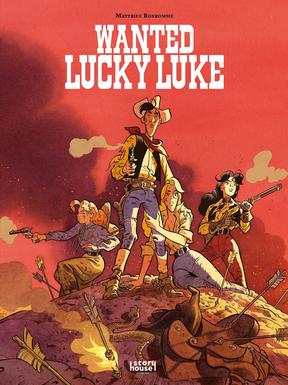 Valokuva kirjasta Matthieu Bonhomme Lucky Luke uudet seikkailut 16: Wanted Lucky Luke, kuuluu tuoteryhmään Sarjakuvat.