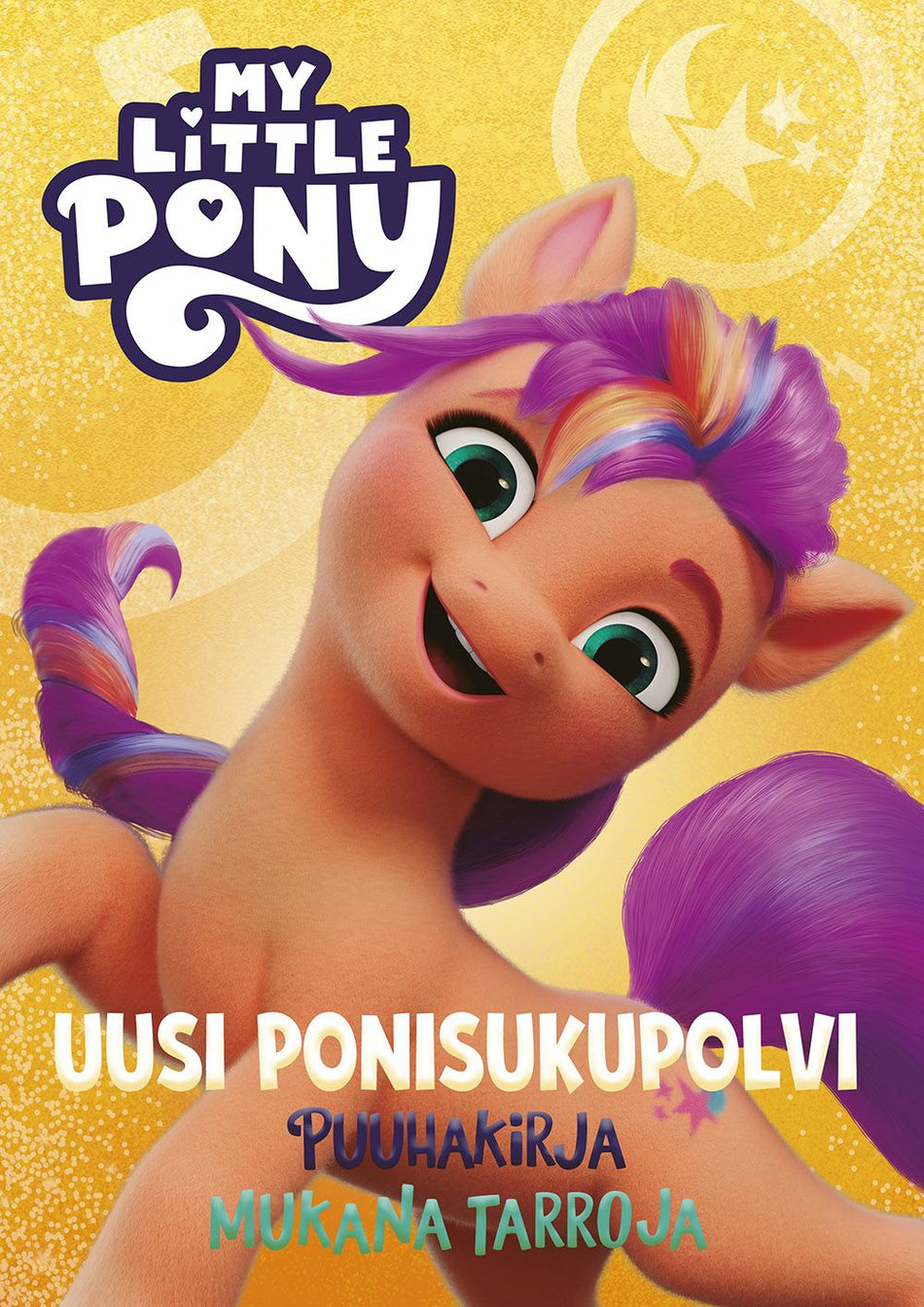 Valokuva kirjasta  My Little Pony Uusi ponisukupolvi puuhakirja, kuuluu tuoteryhmään Väritys-puuhakirjat.