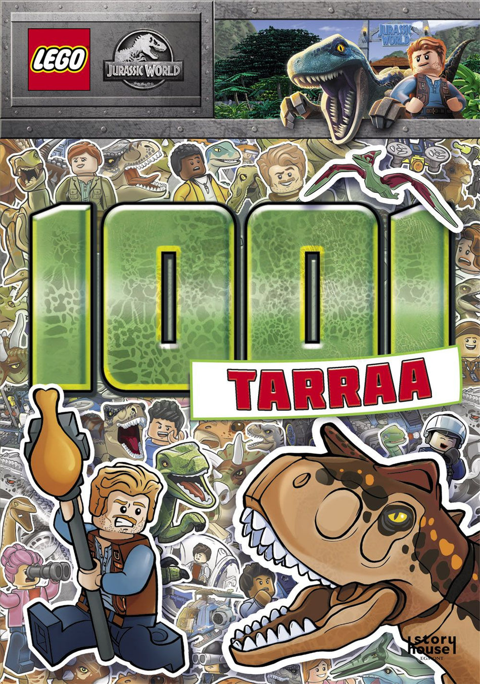 Valokuva kirjasta  Lego Jurassic World 1001 tarraa, kuuluu tuoteryhmään Väritys-puuhakirjat.