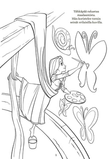 Disney Prinsessat Seikkailujen värityskirja