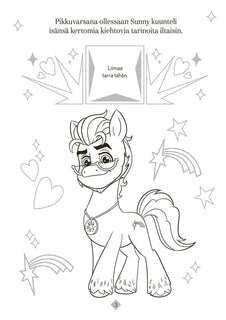 My Little Pony Tarroita ja väritä (mukana elokuva-tarroja)