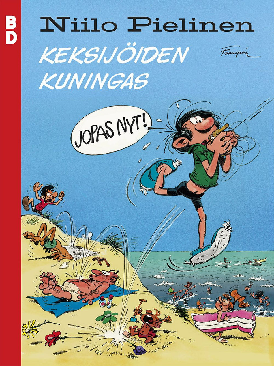 Valokuva kirjasta André Franquin Niilo Pielinen: Keksijöiden kuningas, kuuluu tuoteryhmään Sarjakuvat.