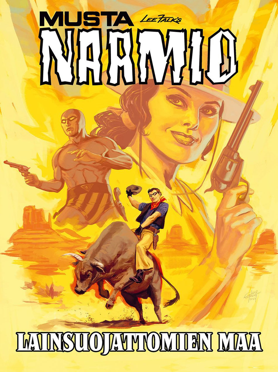 Valokuva kirjasta Lee Falk Mustanaamio - Lainsuojattomien maa, kuuluu tuoteryhmään Sarjakuvat.