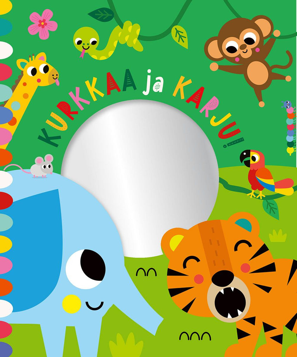 Valokuva kirjasta  Kurkkaa ja karju!, kuuluu tuoteryhmään Lasten kuvakirjat.