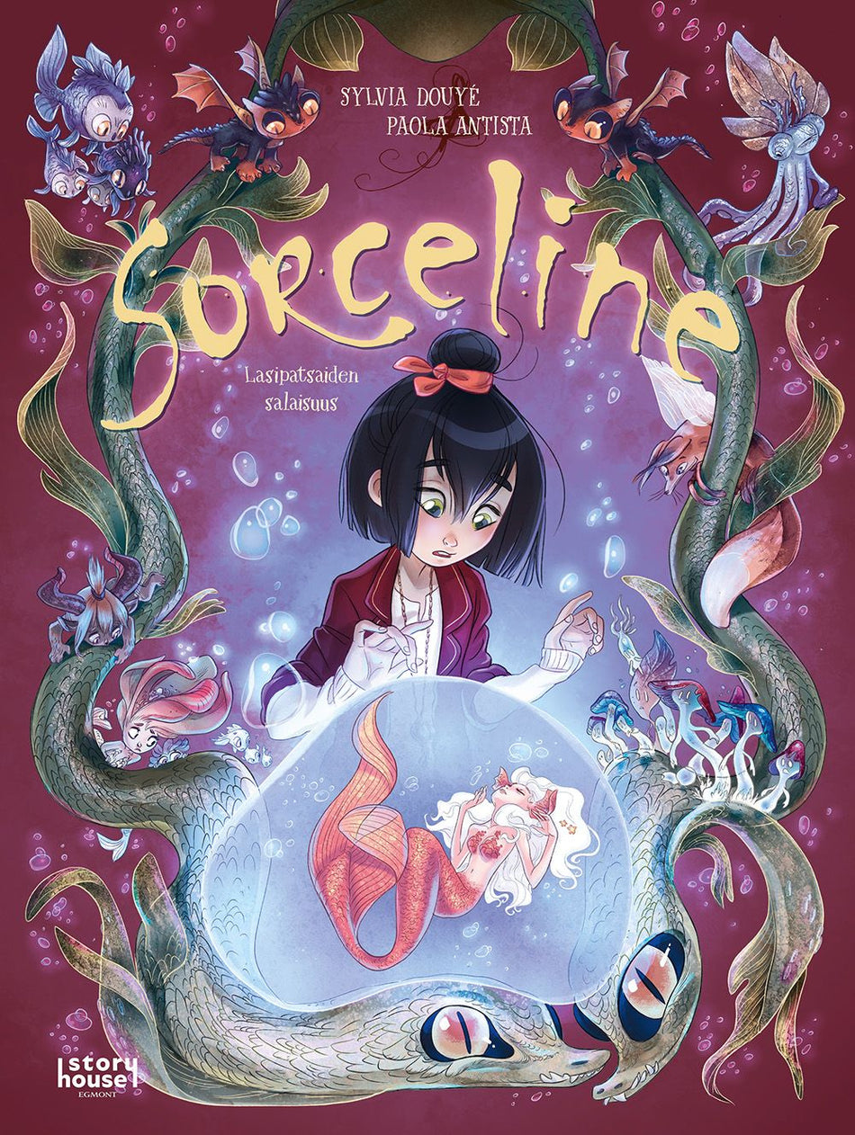 Valokuva kirjasta Sylvia Douyé Sorceline 2: Lasipatsaiden salaisuus, kuuluu tuoteryhmään Nuorten romaanit.