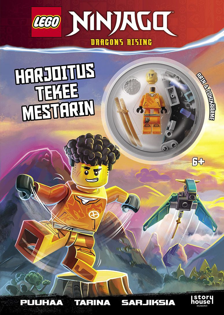 Valokuva kirjasta  LEGO Ninjago Harjoitus tekee mestarin, kuuluu tuoteryhmään Väritys-puuhakirjat.