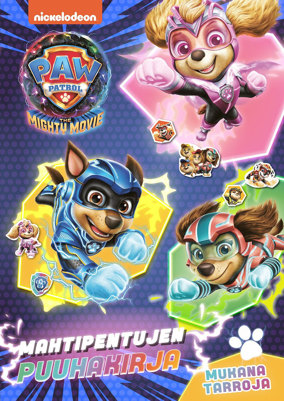 Valokuva kirjasta  Ryhmä Hau - Paw Patrol Mahtipentujen puuhakirja, kuuluu tuoteryhmään Väritys-puuhakirjat.