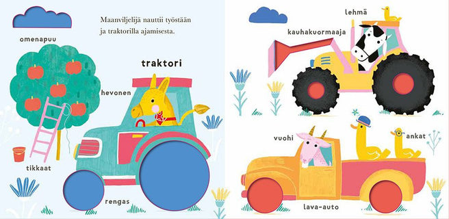 Tunne sanat sormissasi! Maatilalla