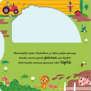 Maatilalla lasketaan! Käännä kiekkoa!