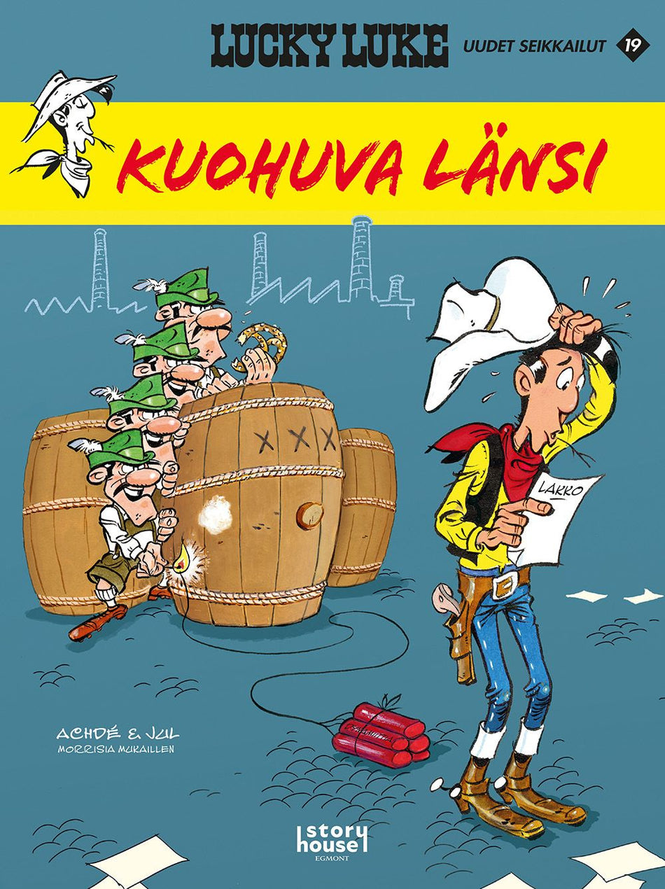 Valokuva kirjasta Jul Lucky Luke uudet seikkailut 19: Kuohuva länsi, kuuluu tuoteryhmään Sarjakuvat.