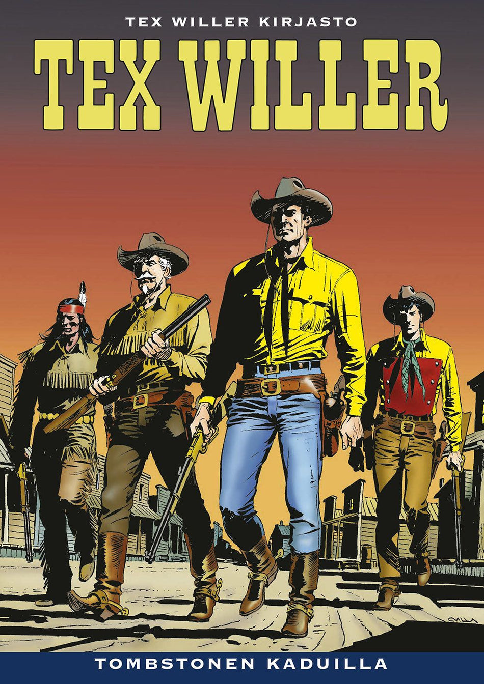 Valokuva kirjasta Gianluigi Bonelli Tex Willer Kirjasto 75: Tombstonen kaduilla, kuuluu tuoteryhmään Sarjakuvat.