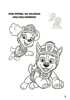 Ryhmä Hau - Paw Patrol Dino Rescue värityskirja tarroilla