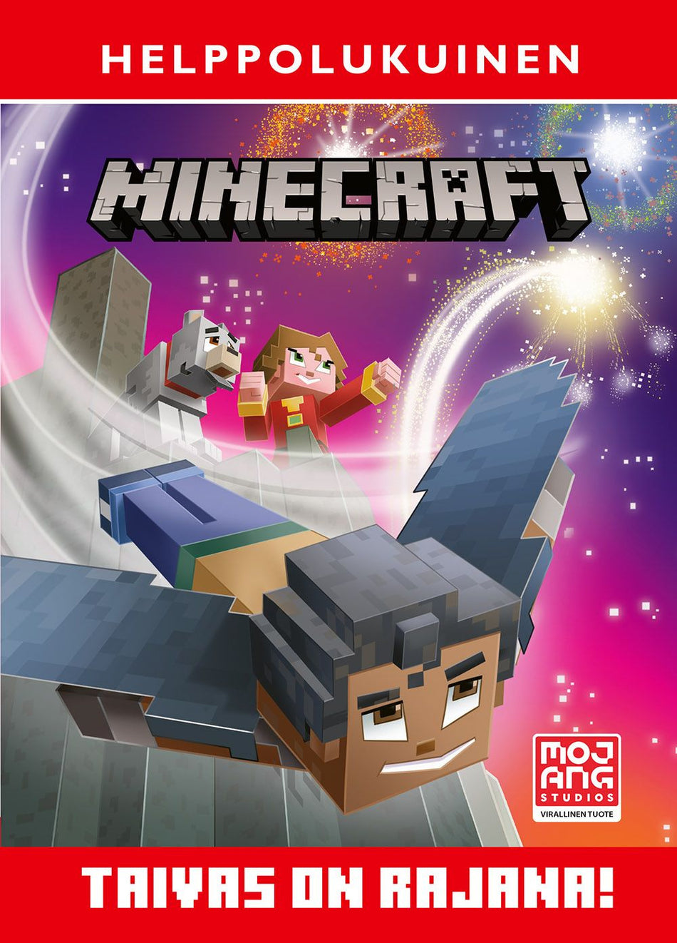 Valokuva kirjasta Nick Eliopulos Minecraft: Taivas on rajana! (helppolukuinen), kuuluu tuoteryhmään Lasten kuvakirjat.