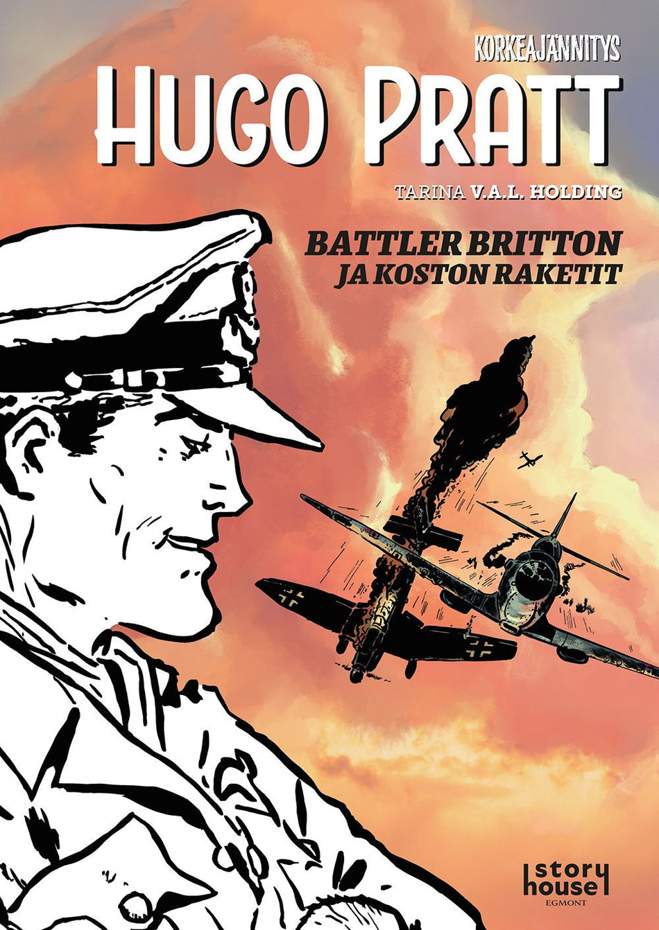 Valokuva kirjasta V. A. L. Holding Korkeajännitys: Hugo Pratt 6 - Battler Britton ja koston raketit, kuuluu tuoteryhmään Sarjakuvat.
