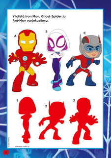 Marvel Spidey ja hänen mahtavat ystävänsä Ensimmäinen puuhakirjani