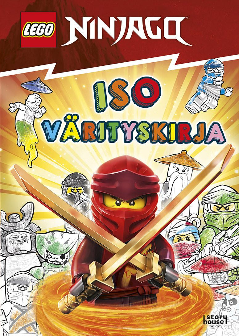 Valokuva kirjasta  LEGO Ninjago Iso värityskirja, kuuluu tuoteryhmään Väritys-puuhakirjat.